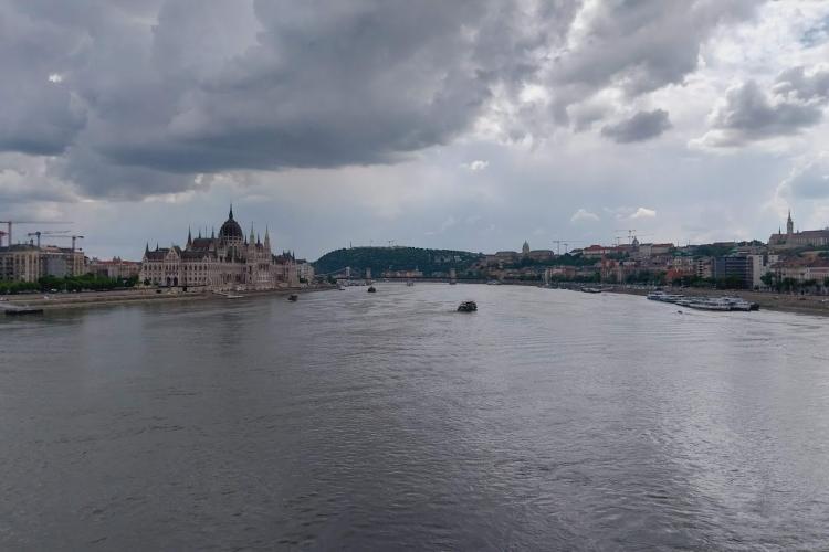 Rainy day in Budapest