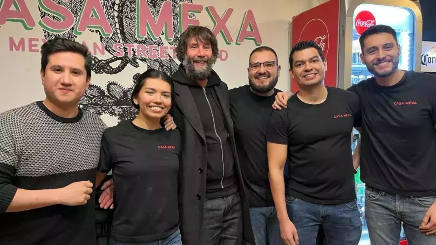 Keanu Reeves in Budapest