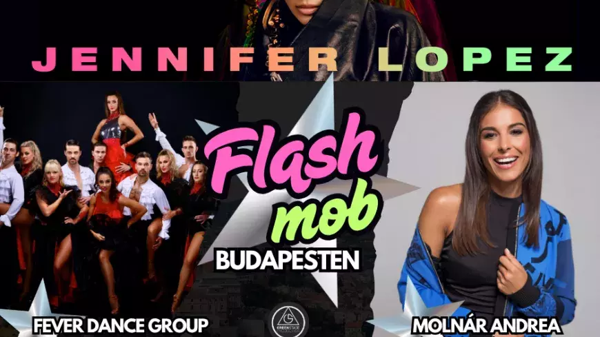 jennifer lopez concert budapest flashmob 2025